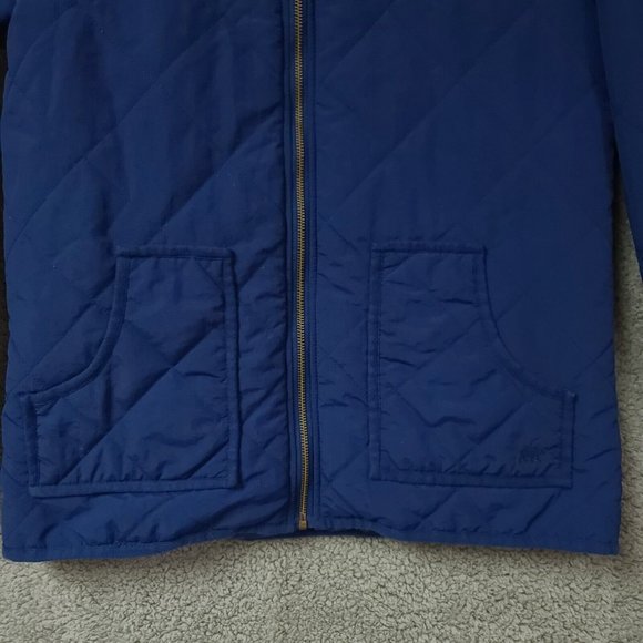 Vtg Polar King By Key Mens Large Reg Blue Full Zip Quilted Workwear Lined Jacket - Picture 3 of 16